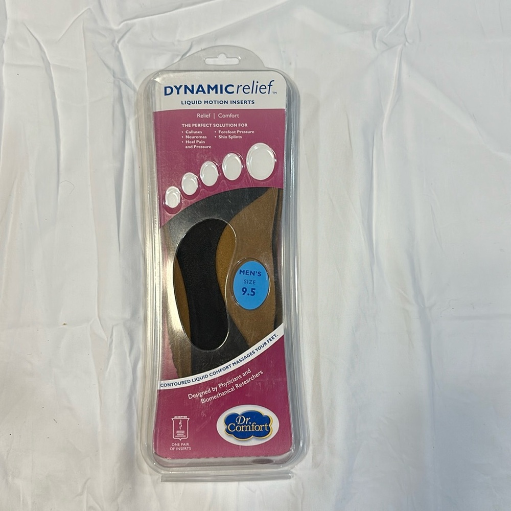 Dynamic Relief Liquid Motion Shoe Inserts by Dr. Comfort